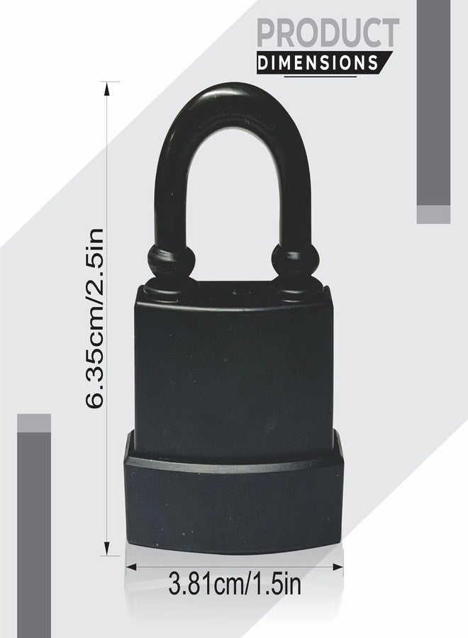 Cyrox Heavy Duty Outdoor Waterproof Padlock | Weatherproof Rust-Proof Steel Lock with Keys | High Security for Shed, Garage, Garden Gate, Door, Chain (1Pcs) (45mm(with 3 Keys)) - Image 2